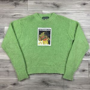 Denim Tears x Sky High Farm Workwear Watermelon Mohair Alpaca Sweater‎ Sz M